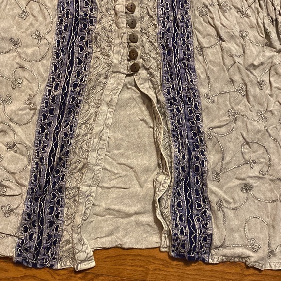 Long bohemian style skirt - Picture 4 of 6